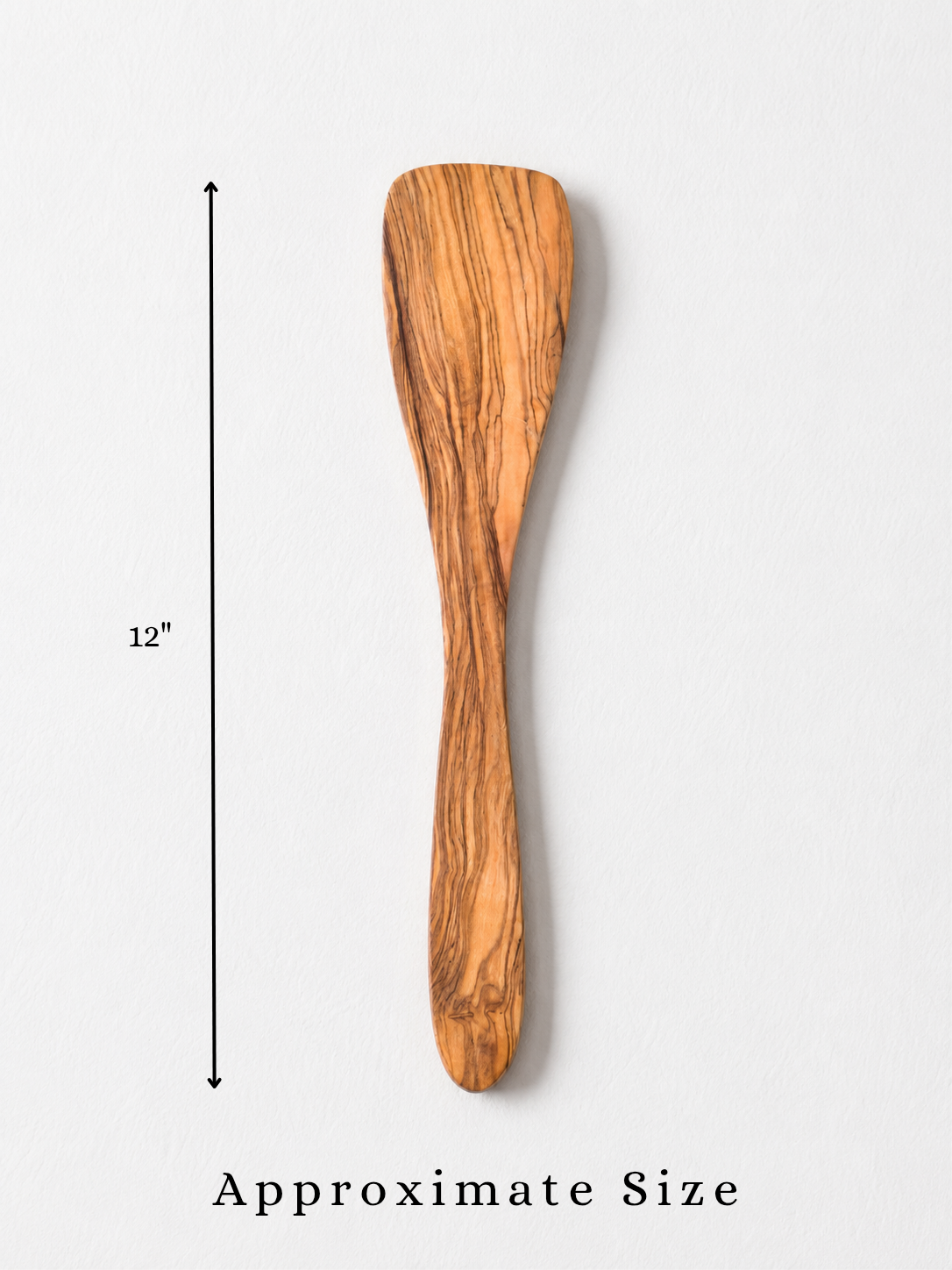 Handcrafted Olive Wood Flat Spatula