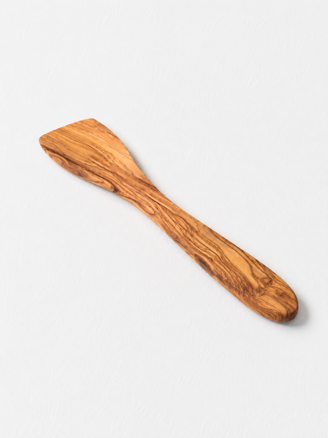 Handcrafted Olive Wood Flat Spatula